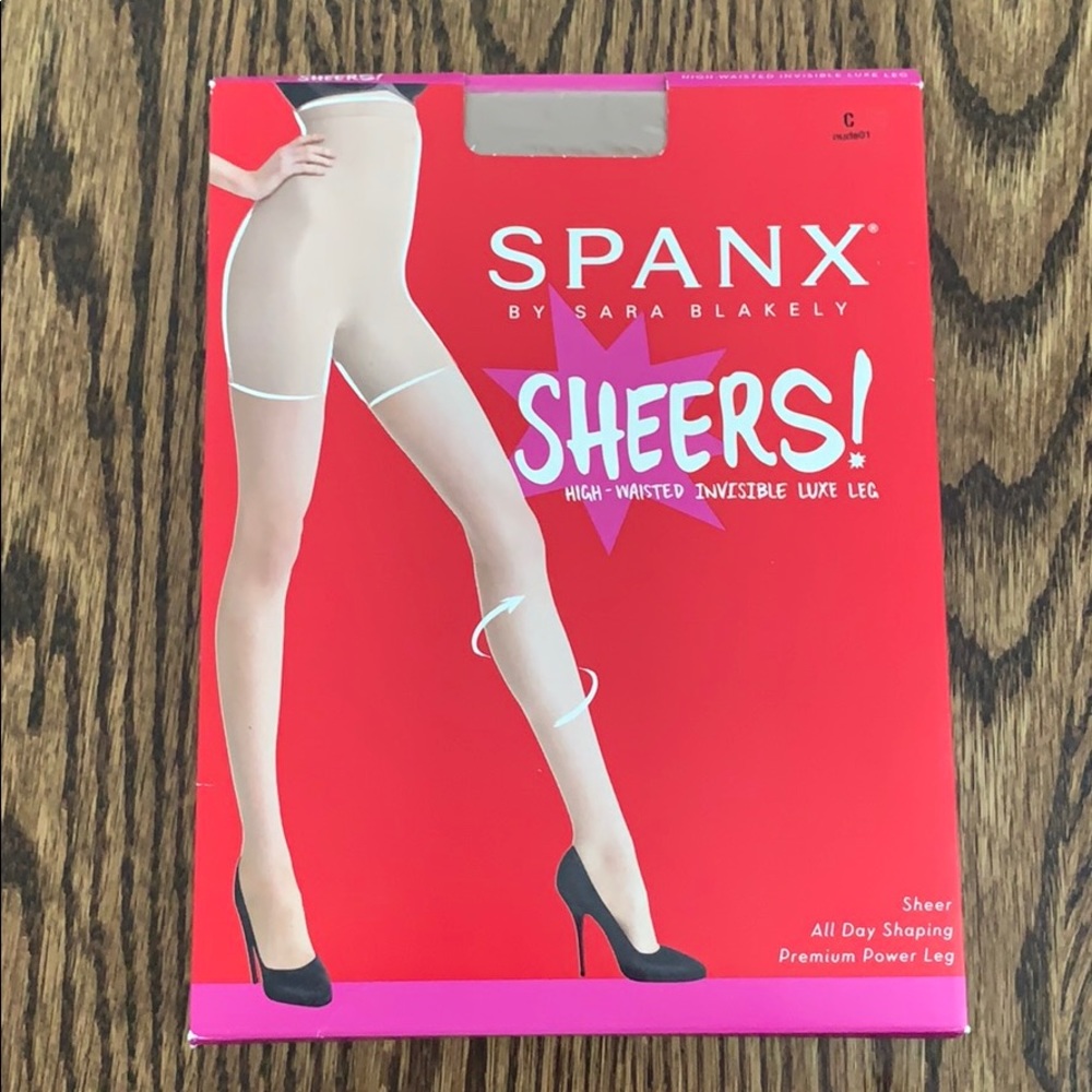 Spanx High Waisted Sheers- Size C